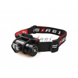 Lampe frontale HL45 500 Lumens 3 leds blanche et rouge