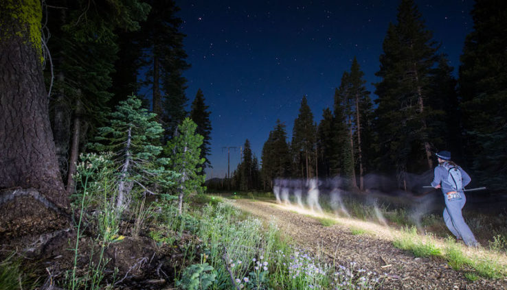 courir de nuit lampe frontale